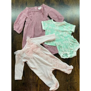 NB babygirl clothes bundle Size Newborn